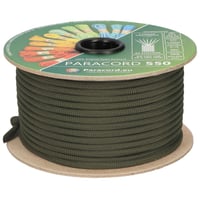 Crocodile Grün Paracord 550 Type III - 30 m