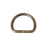 Antikes Messing 20 x 3 mm D-Ring