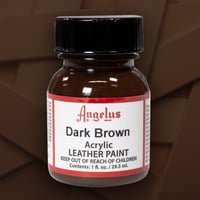 Dark Brown - Angelus Acrylic Leather Paint - 29.5 ml (1 oz.)