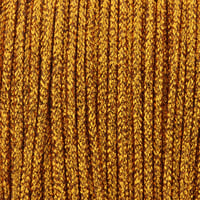 Or Foncé Corde à Paillettes - 2 mm Creuse