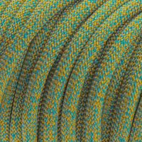 Dark Cyan & Fox Orange - Fusion - Corde pour Laisse de Chien - Ø 10mm (Nylon)