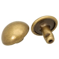 Antique Brass 10 mm (3/8") Dome Rivet