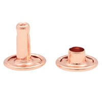 Geschlossen Hohlniet 'Rose Gold' 11 mm