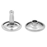 Double Cap Rivet 'Stainless Steel' 10x12 mm