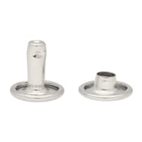 Nickel Plated 9 x 9 mm Double Cap Rivet  