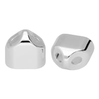 20 mm 'Silver' Double end cap for keychain