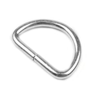 Nickel Plated 25 x 3 mm D-ring