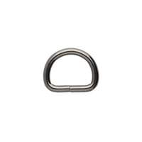 Gun Metal 16 x 3 mm D-Ring