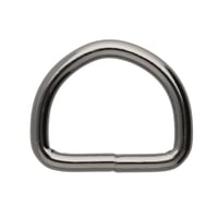 Gun Metal 25 x 4 mm D-Ring