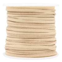 Eco-Leder Schnürsenkel - Beige - 22m