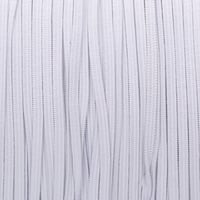 Face Mask Flat Elastic Strap 4 mm - White