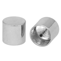 Nickel 6 mm Premium Schnur Endkappe