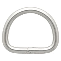 Edelstahl 20 x 4 mm D-ring