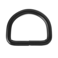 Black D-Ring - 1 | 10 | 50 | 100 Pieces