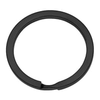 Black 25 x 3 mm Key Split Ring