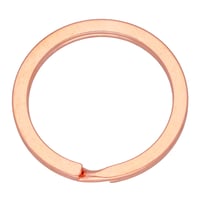 Rose Gold 25 x 3 mm Key Split Ring
