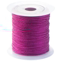 Fuchsia - Round Metallic Jewellery Cord - 1mm