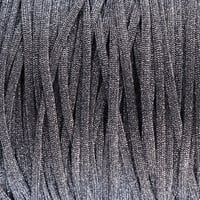 Platin Glittercord - Hollow 4 mm