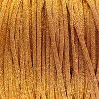 Dark Gold Glittercord - Hollow 4 mm