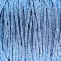 Ice Blue Glittercord - Hollow 4 mm