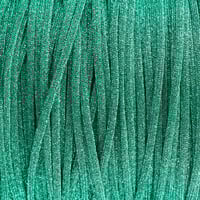 Teal Corde à Paillettes - Plane 4 mm