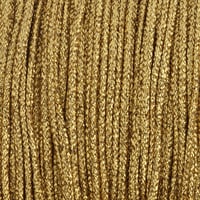 Gold Glittercord - Hollow 2 mm