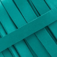 Lanière en cuir graissé Turquoise de 15 mm (cuir Pull-Up) par mètre