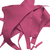 'Pink' Greased Leather Scraps Sheet (350 g - 750 g)