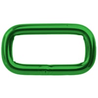 Square Ring 'Stainless Steel' Green 25 x 4 mm
