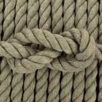 Green Cotton Twisted Rope - Ø 10 mm