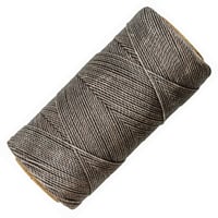 Grey #336 - 0.75 mm - Linhasita Waxed Polyester Cord (PE-3)