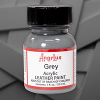 Grey - Angelus Acrylic Leather Paint - 29.5 ml (1 oz.)