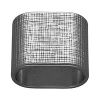 Gun Metal with Structure 10 mm Cord Tube