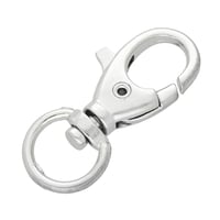 Chromé 41 mm - Ø 12 mm Mousqueton à targette 