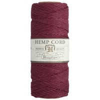 Burgundy - 1 mm - Cordon en chanvre de Hemptique - 62,5 mètres