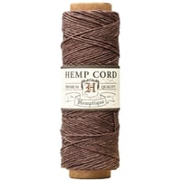 Dark Brown - 0.5 mm - Hemp Rope by Hemptique (62.5 meter)