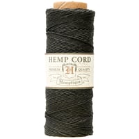 Black - 0.5 mm - Hemp Rope by Hemptique (62.5 meter)