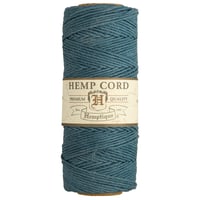 Dusty Blue - 1mm - Hemp Rope by Hemptique (62.5 meter)
