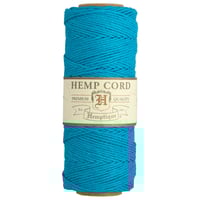 Turquoise - 1mm - Hemp Rope by Hemptique (62.5 meter)