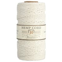 White - 1.8mm - Hemp Rope by Hemptique (62.5 meter)