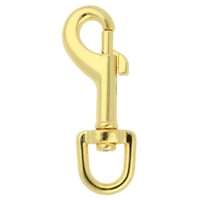 Snap Hook Brass Plated - 1 | 10 | 20 Pieces