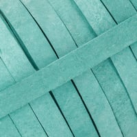15 mm Ice Blue Greased Leather Band (Pull-Up Leather) per meter
