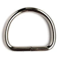 Nickel Plated 30 x 4 mm D-ring