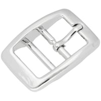 Double-Barred Belt Buckle Nickel Plated 25 mm (B-product)