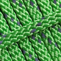 Reflectable Neon Green PPM Cord - Ø 8mm. (flat/coreless)
