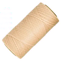 Ivory #924 - 1,00 mm - Cordon en polyester ciré Linhasita (PE-4)