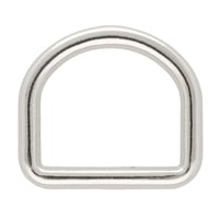 Vernickelte Bronze 40 x 6 mm KONG D-Ring