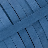 Lanière en cuir graissé Royal Bleu 10 mm (cuir Pull-Up) par mètre