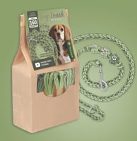 DIY Kit ''Daisy'' - Make your own Aztec Sun Bar Dog Leash 