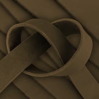 Olive 40 mm Greased Leather Strap (Pull-Up Leather) - ca. 140 cm